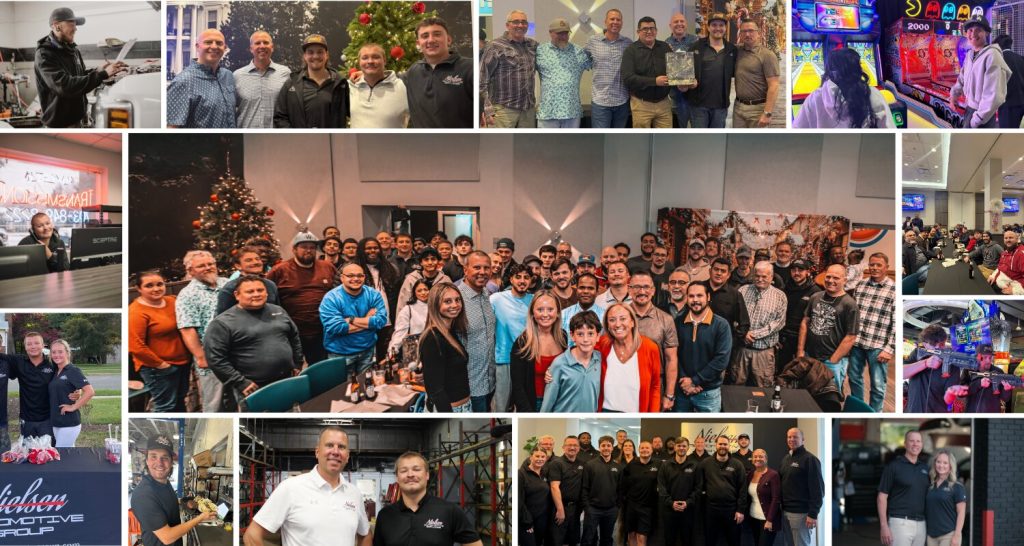 Collage of diverse group events and activities.