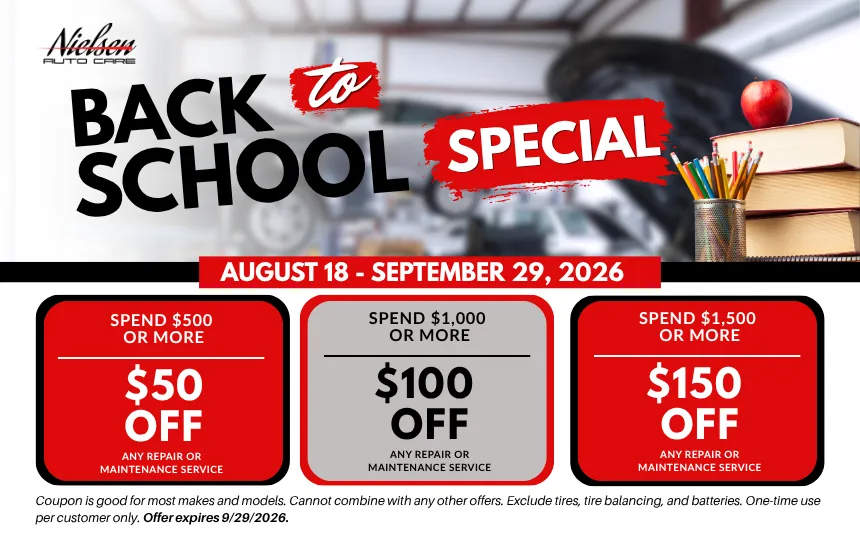 Back to School Auto Repair Discounts 2026
